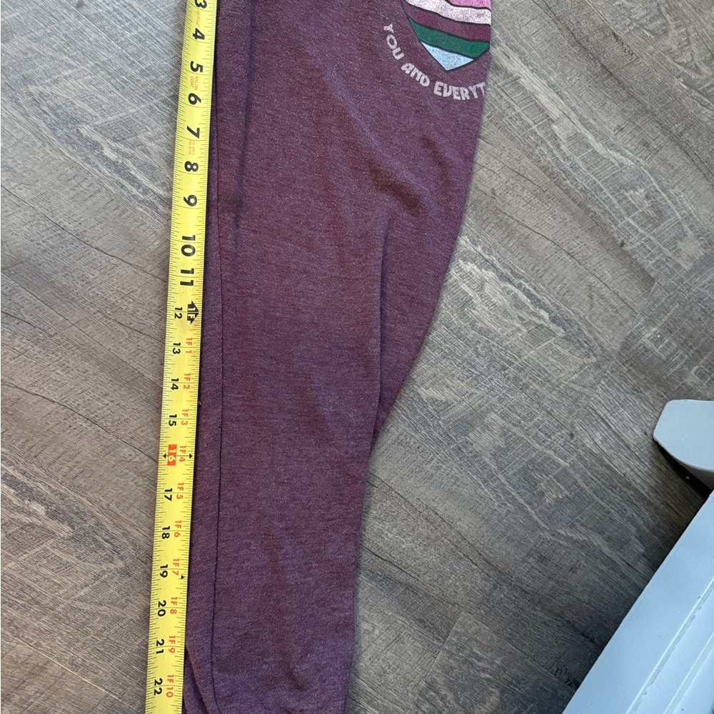 Spiritual Gangster Burgundy Joggers - Picture 7 of 8